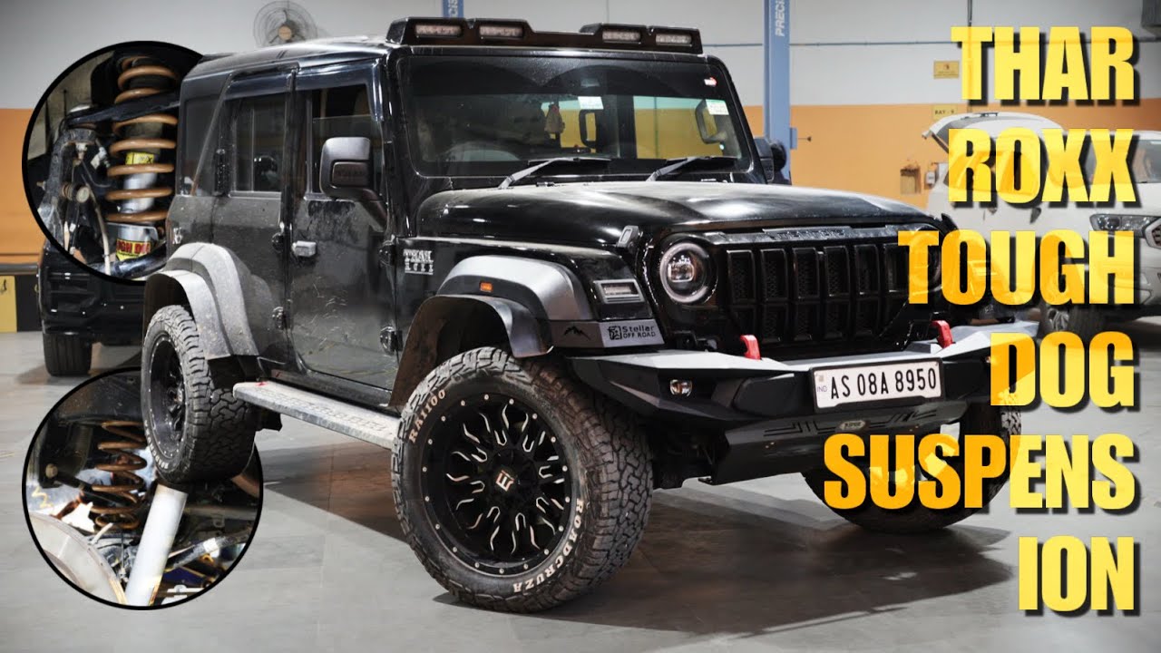 Установлена ​​подвеска THAR ROXX 🔥 | Лифт Tough Dog 2 дюйма | Первый в Северо-Восточной Индии