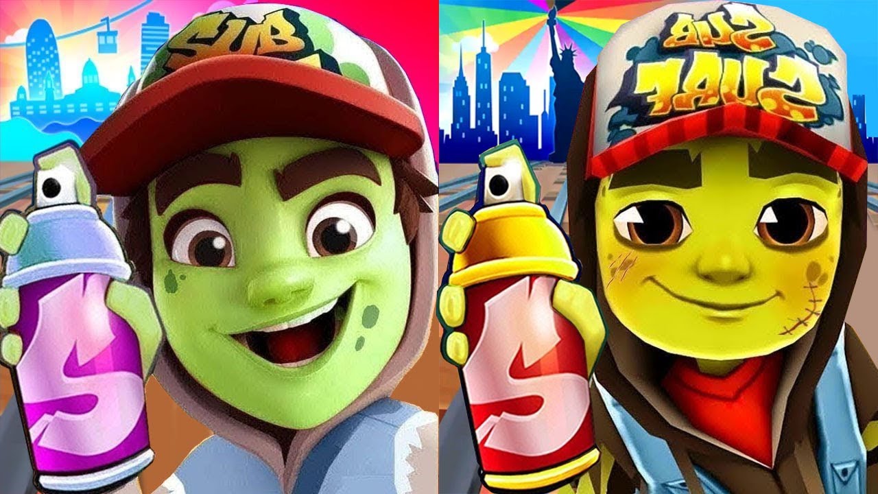 Subway Surfers New York 2023 Zombie Jake vs 3D Zombie Jake Subway Run Gameplay HD
