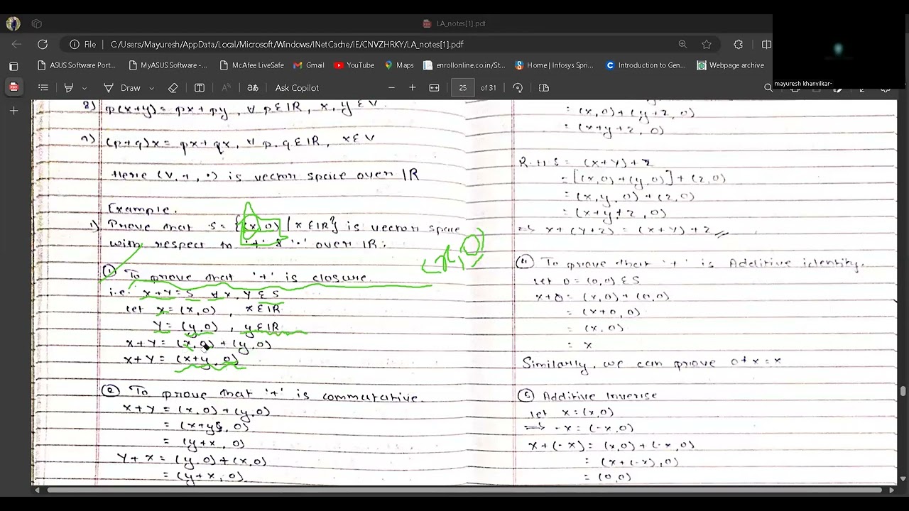 VECTOR PROPERTIES EXAMPLE EXPLANATION !!!!