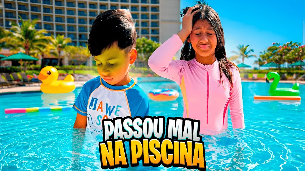ERA PRA SER DIVERSÃO… MAS MURILLINHO PASSOU MAL NA PISCINA 😭 SERÁ QUE DEU CERTO? 🥹