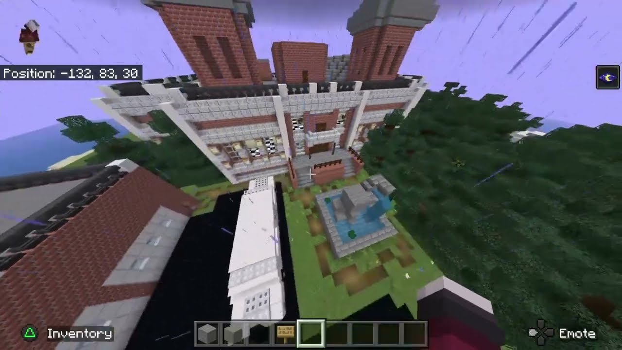 Minecraft new wayne manor and batcave tour