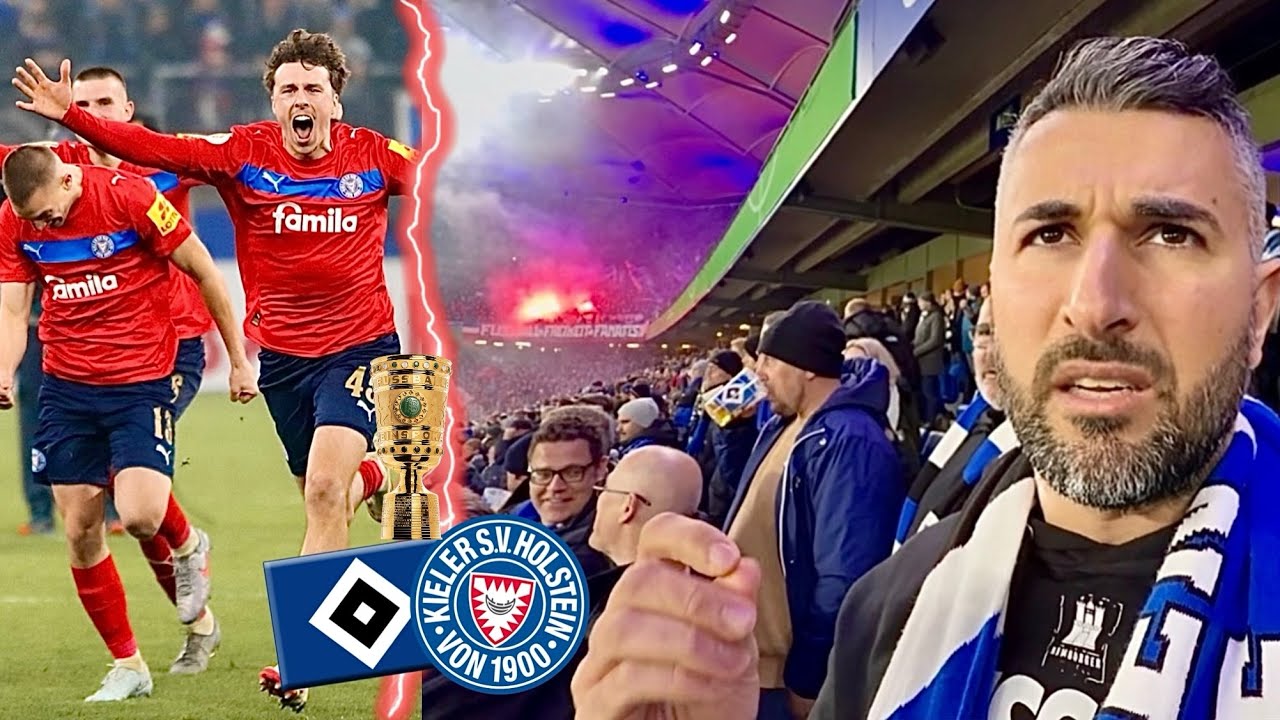 Immer WIEDER verlieren WIR gegen die KIELER + PYRO🧨HSV vs. Holstein Kiel Stadionvlog | Bardia Barati