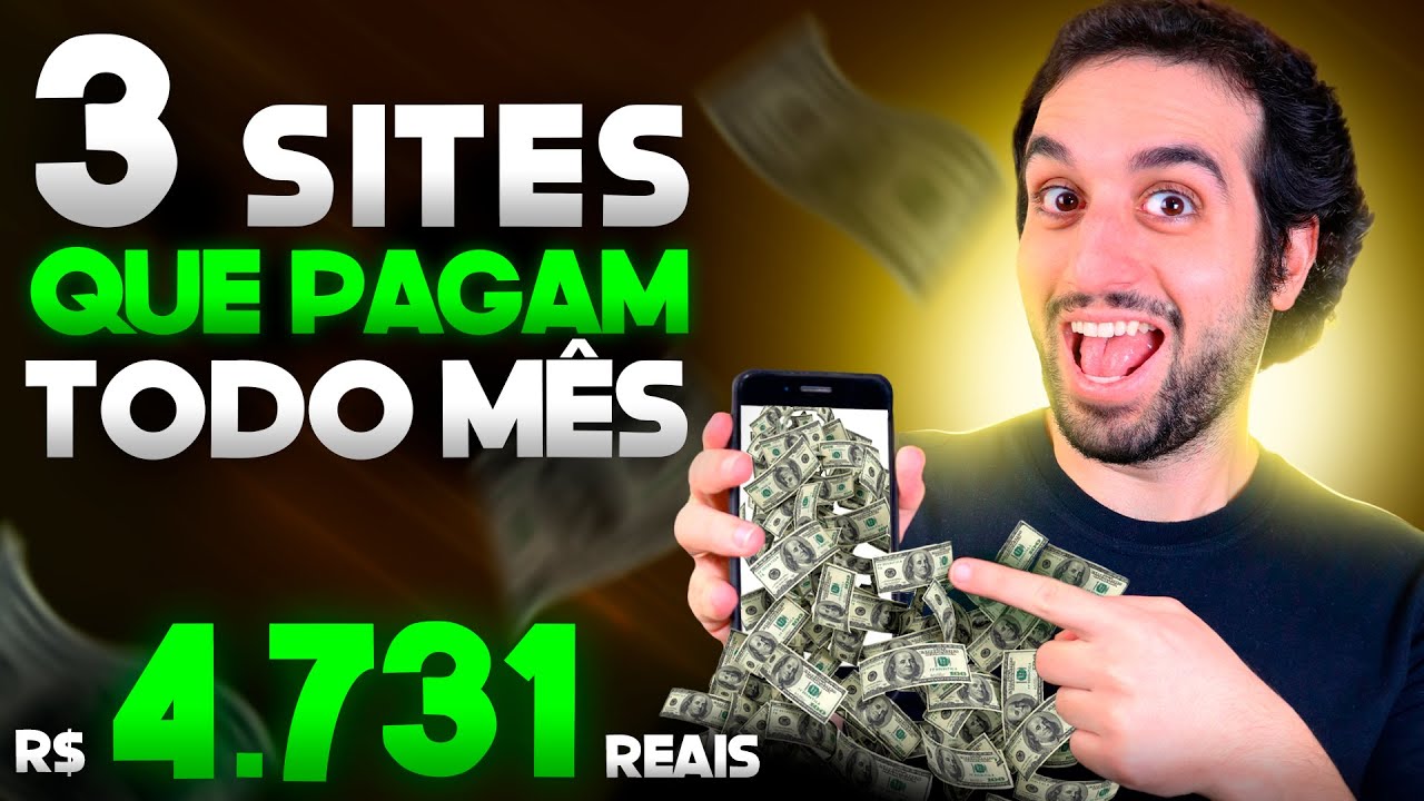 3 SITES para TRABALHAR em CASA e GANHAR BASTANTE DINHEIRO em 2024