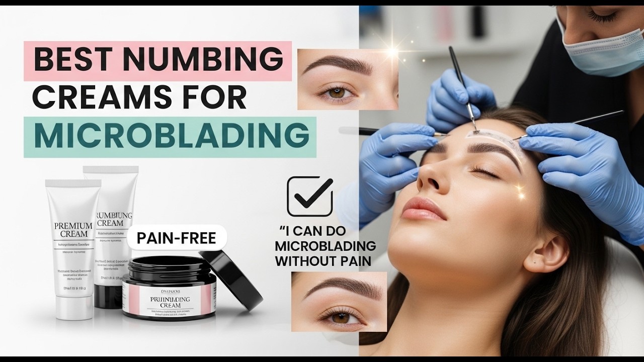 Top 5 Best Numbing Creams for Microblading 2026 | The Secret to a Pain-Free Microblading Session
