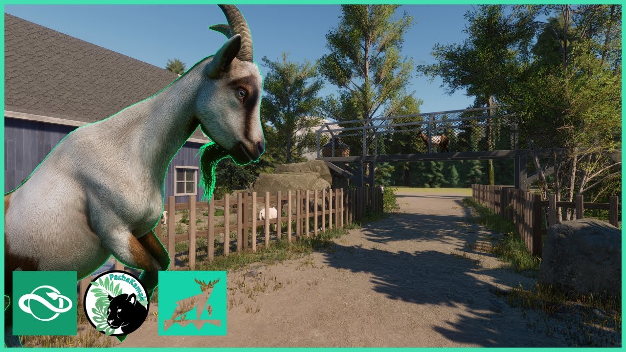 Over and under the GOAT bridge | Raven Creek Park | Planet Zoo | #54