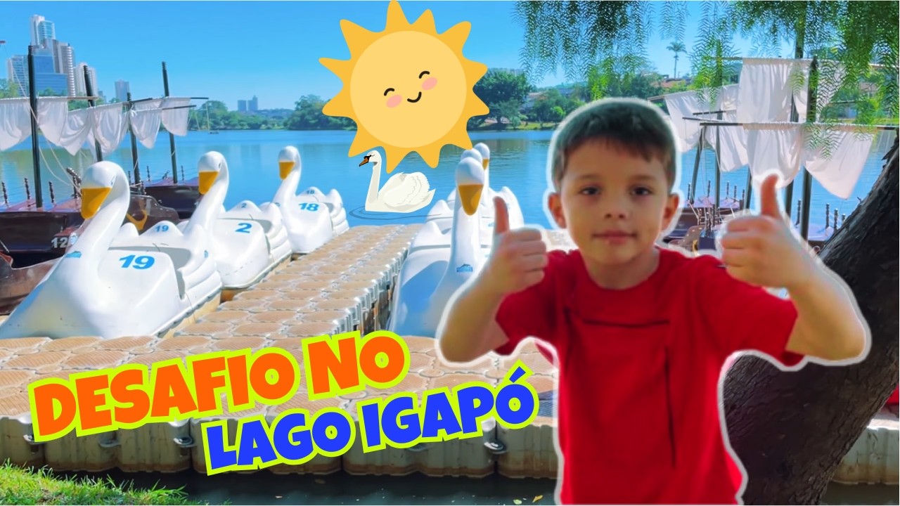 JOQS Brinca com MUITA  DIVERSÃO NO LAGO DA CIDADE RECHEADO DE DESAFIOS e AVENTURAS