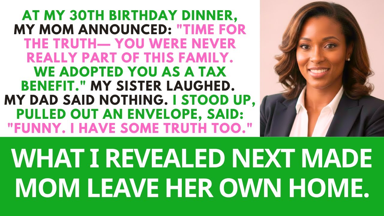 My Mom Announced I Was Adopted For Tax Benefits At My Birthday Party—What I Revealed Made Her...