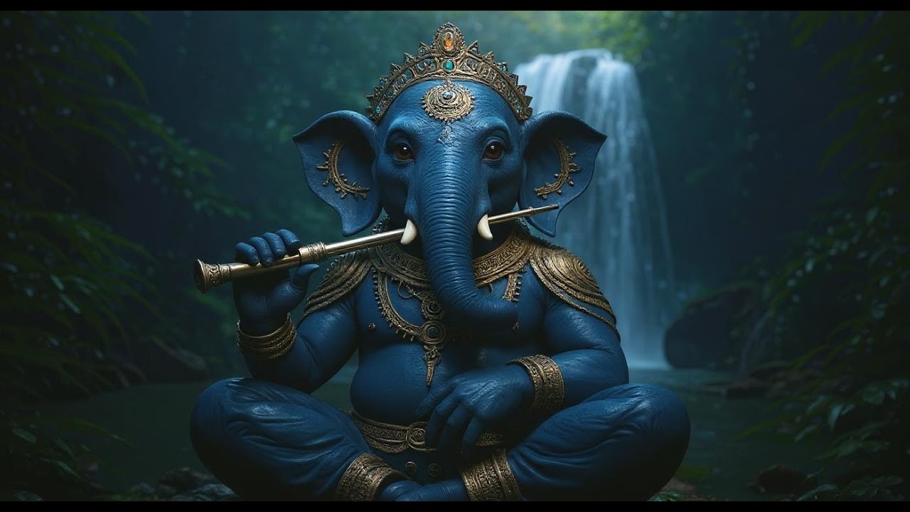 Sweet Flute Lord Ganesha - Flute Meditation Music - Fast Mind Relief, Sleep & Relaxing Music