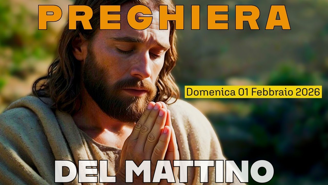 PREGHIERA DEL MATTINO🙏LODI ❤️DOMENICA 01 FEBBRAIO 2026