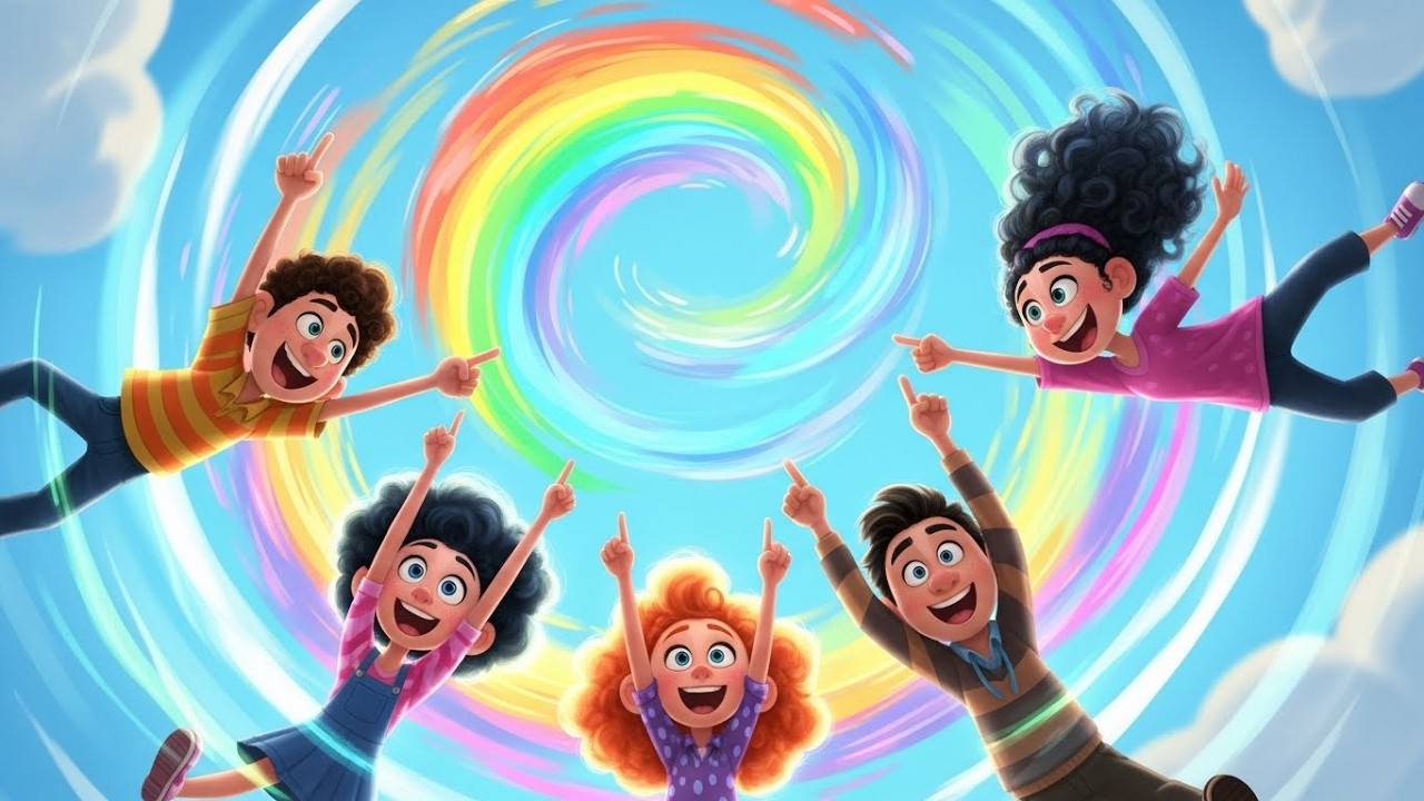 Colors Song – Learn Rainbow Colors | Melooza**, a fun and colorful nursery rhyme perfect for babies,