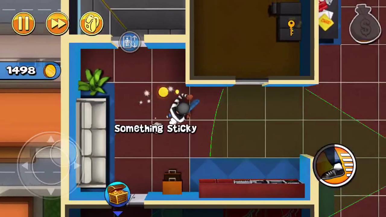 Robbery Bob Walkthrough - Chapter 2 - Level 8 - Candid Camera