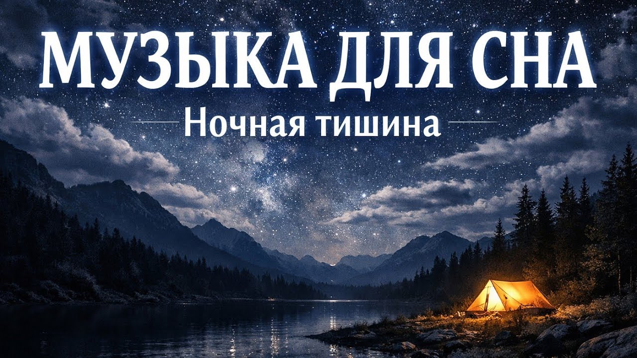 Музыка для сна и восстановления сил — Ночная тишина 🌙 Спокойная ночная музыка для глубокого сна