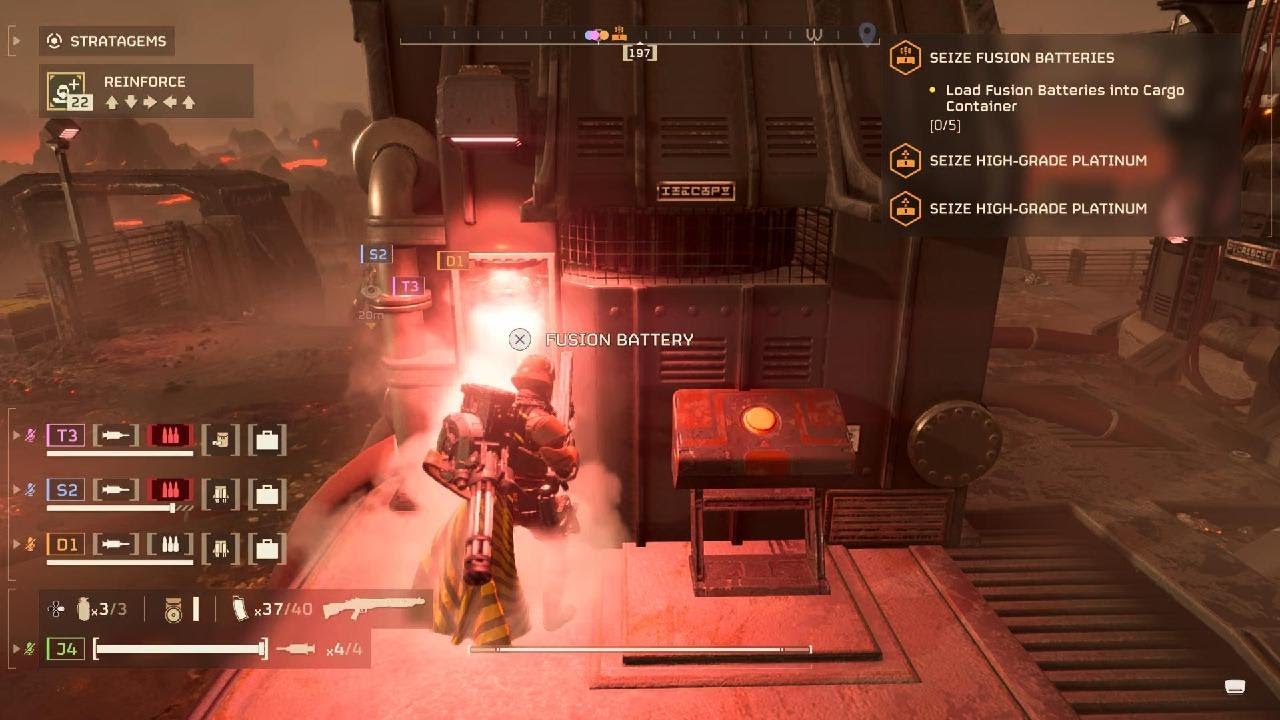 Helldivers 2 Casual gameplay: Fun with The Minigun on Magma planet...K...Automatons