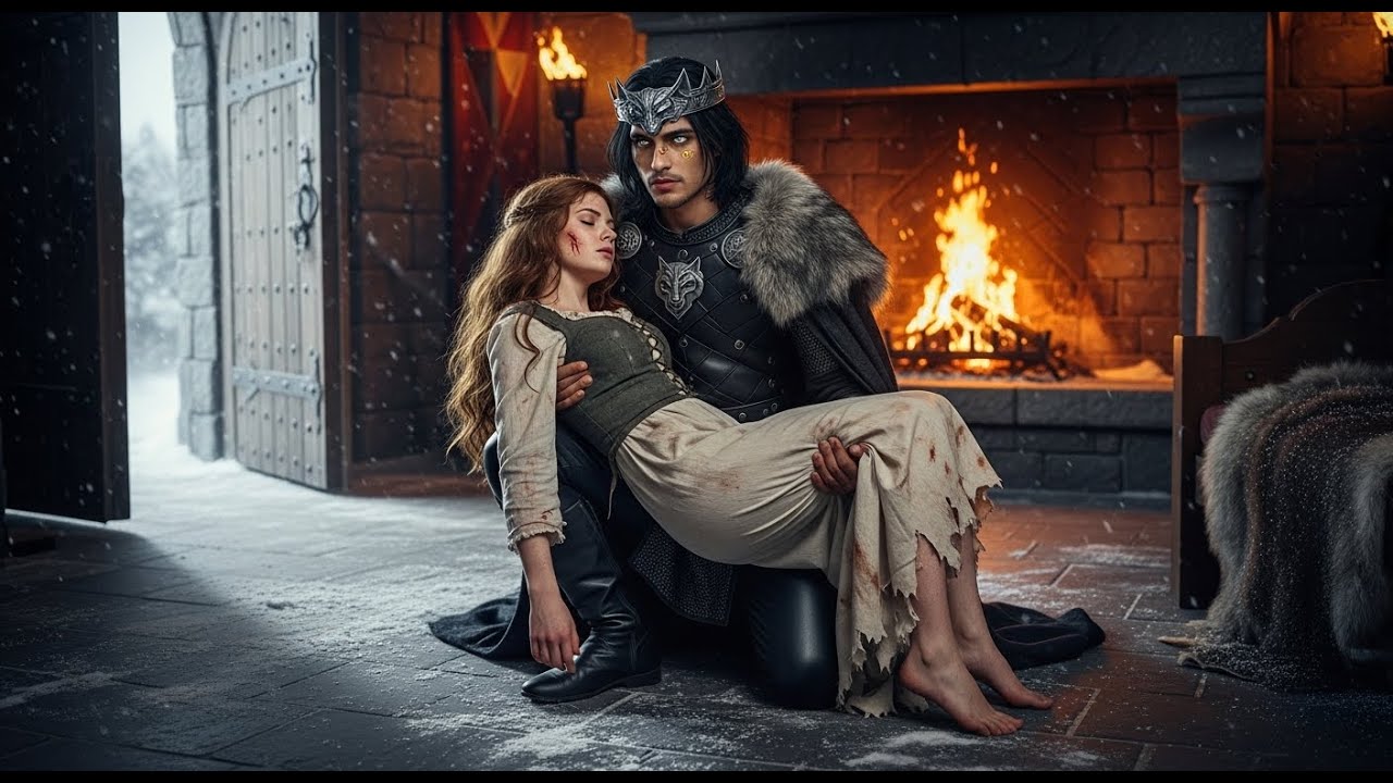 She Collapsed at the Alpha King's Feet — He Carried Her to His Chambers and Waited