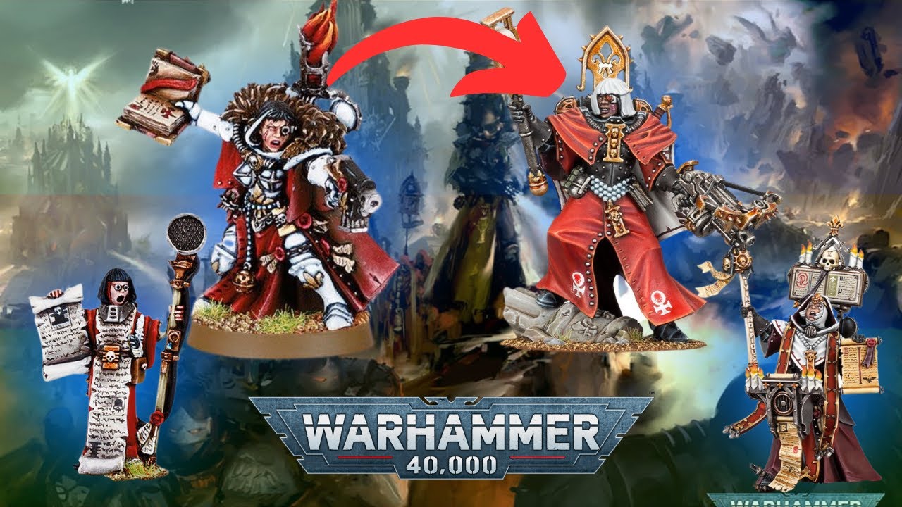 Adepta Sororitas Model Evolution | Warhammer 40k