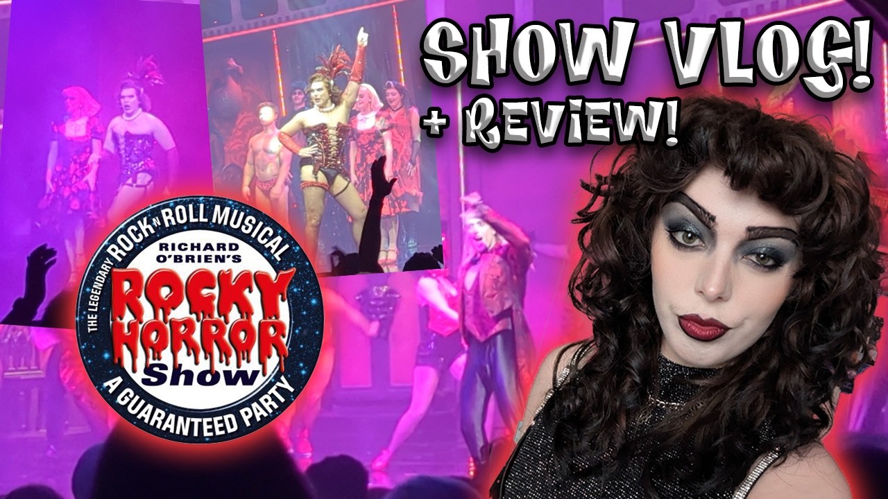 People say I look like Tim Curry's Frank N Furter so I saw Rocky Horror Show in full drag! VLOG!