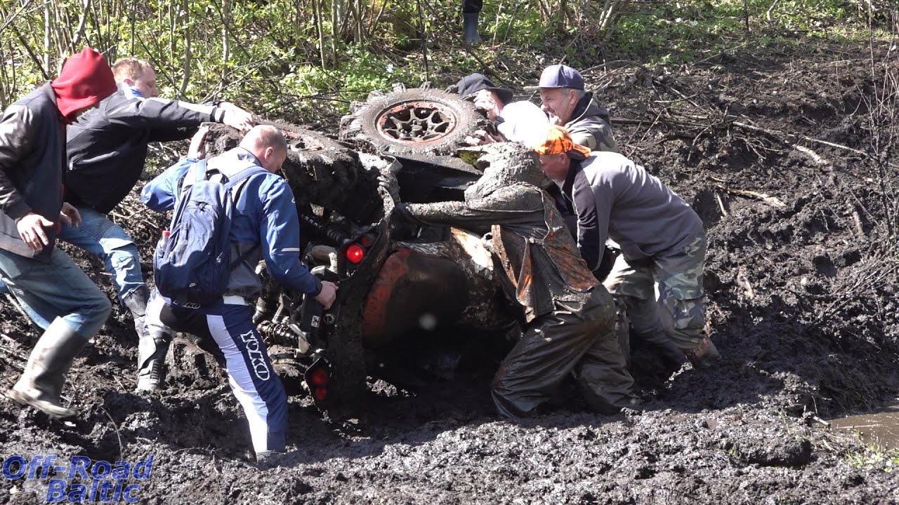 4x4 ATV mud race in off road mud event Diksalas 2022
