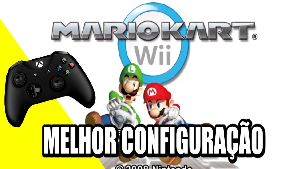 COMO CONFIGURAR CONTROLE PARA JOGAR MARIO KART WII