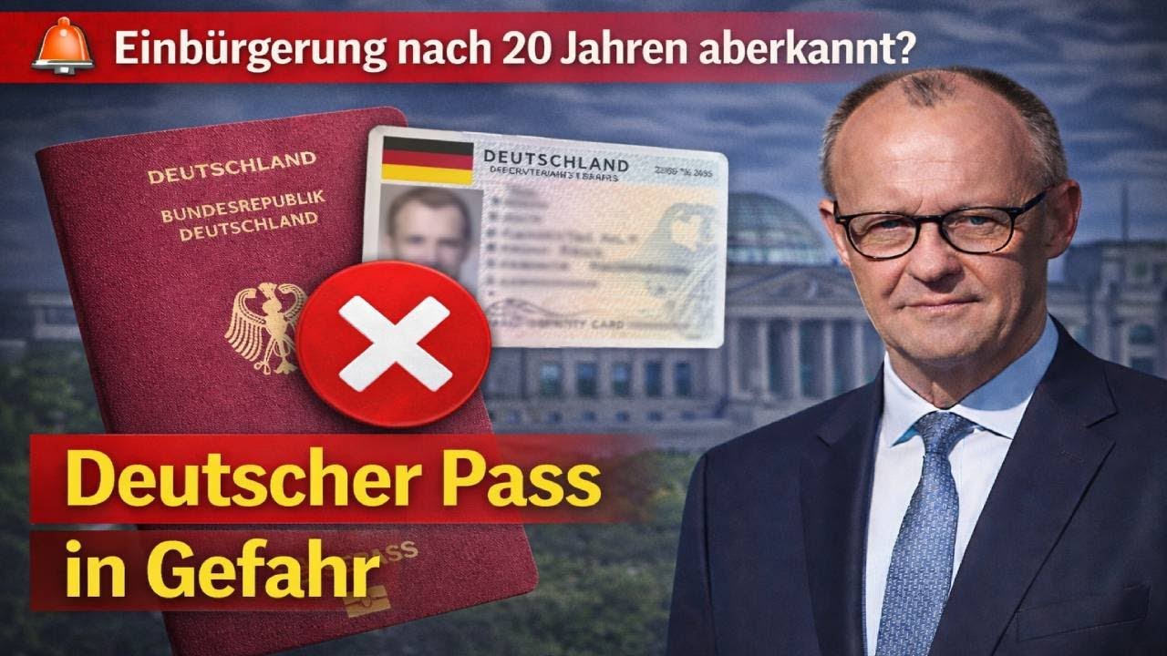 🚨 Einbürgerung nach 20 Jahren aberkannt Deutscher Pass in Gefahr