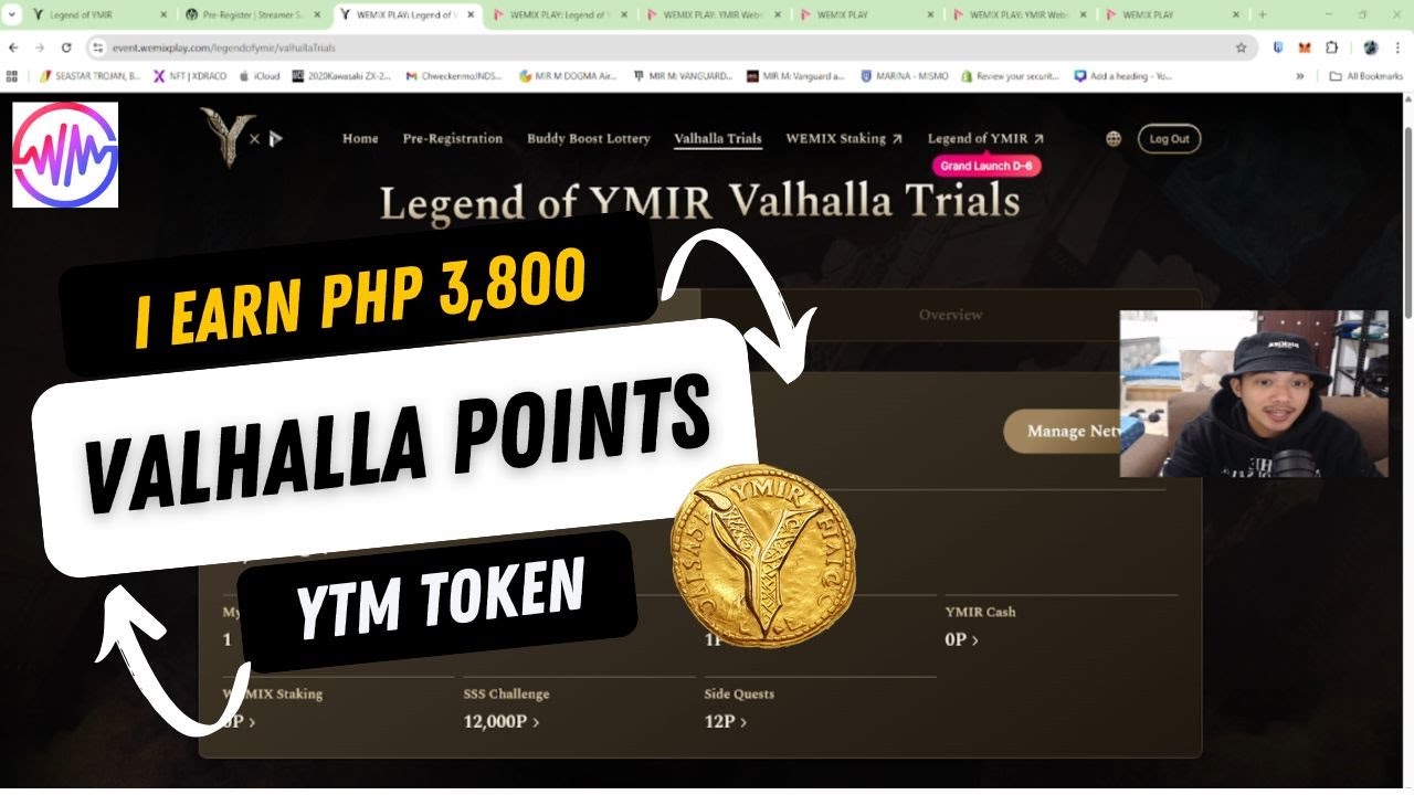 LEGEND OF YMIR GLOBAL : HOW TO EARN YMT TOKENS USING VALHALLA POINTS SYSTEM! |  EXPLAINED TAGALOG