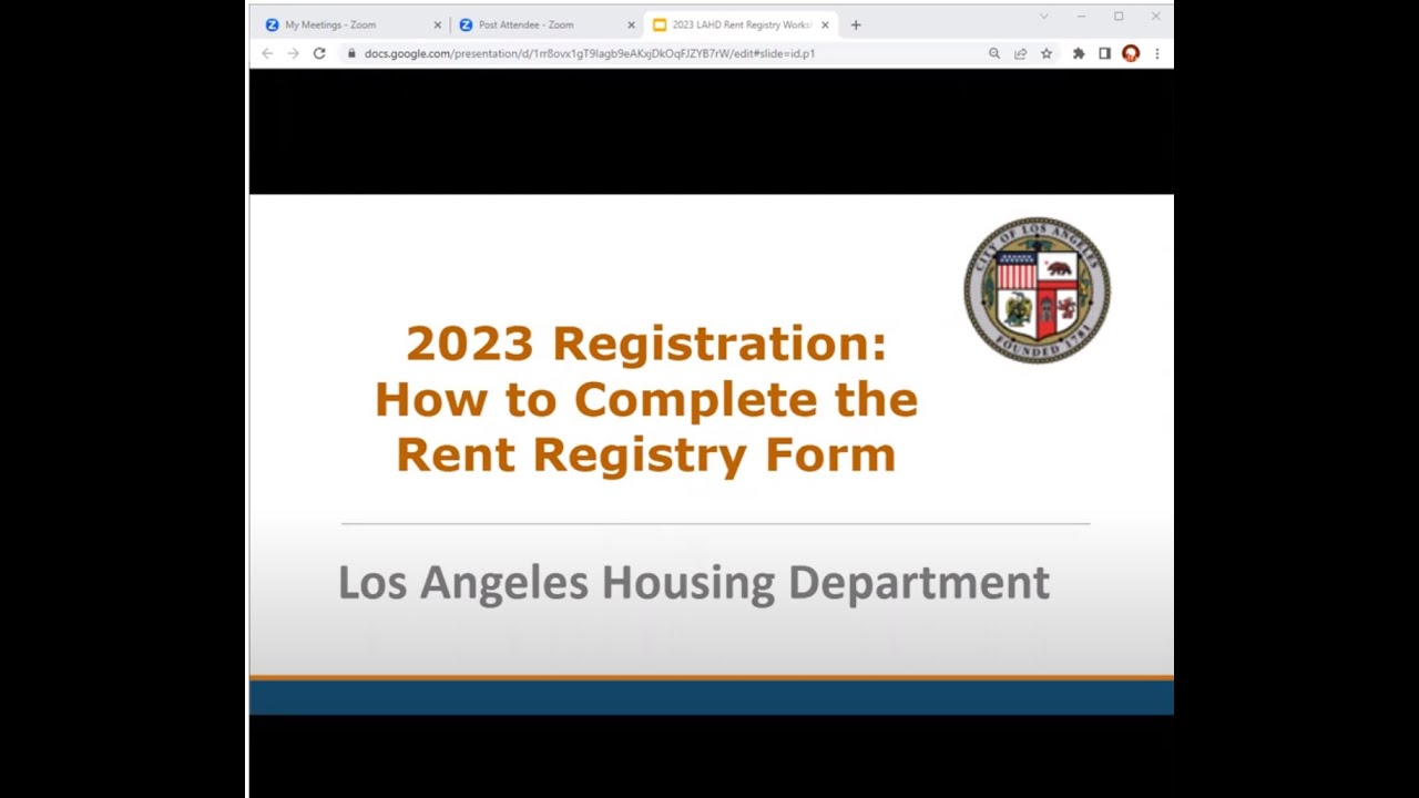 How to Complete the Rent Registry Form 2023