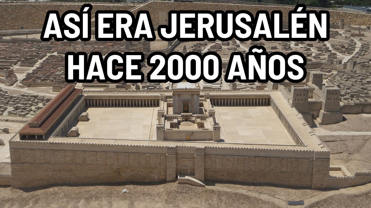 Maqueta gigante de Jerusalén y el Templo de Herodes