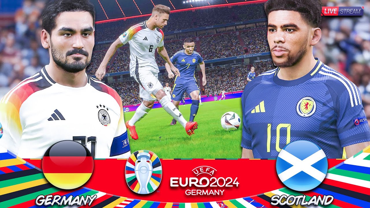 ⚡Germany vs. Scotland : UEFA Euro 2024 - Full Match | Football Gameplay 🔥