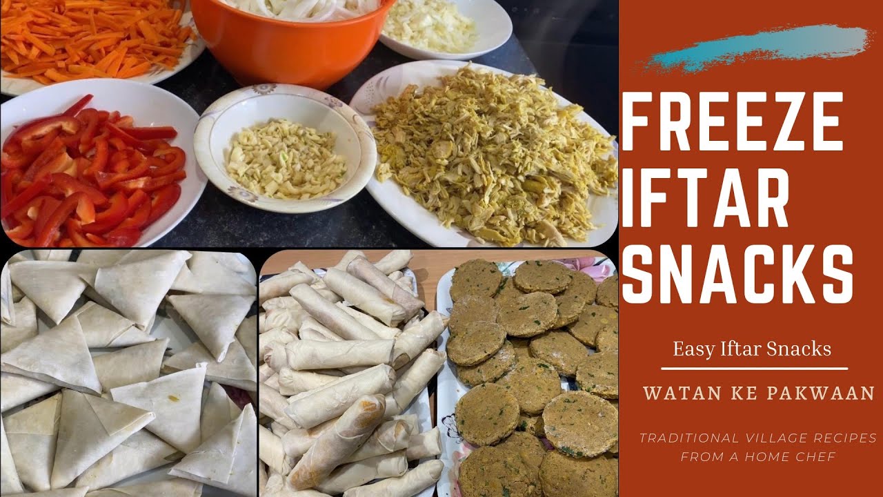 Ramadan Preparations 2026 | Ramzan Special Iftar Recipes  | Freeze Ramzan Iftar Snacks | Part 1