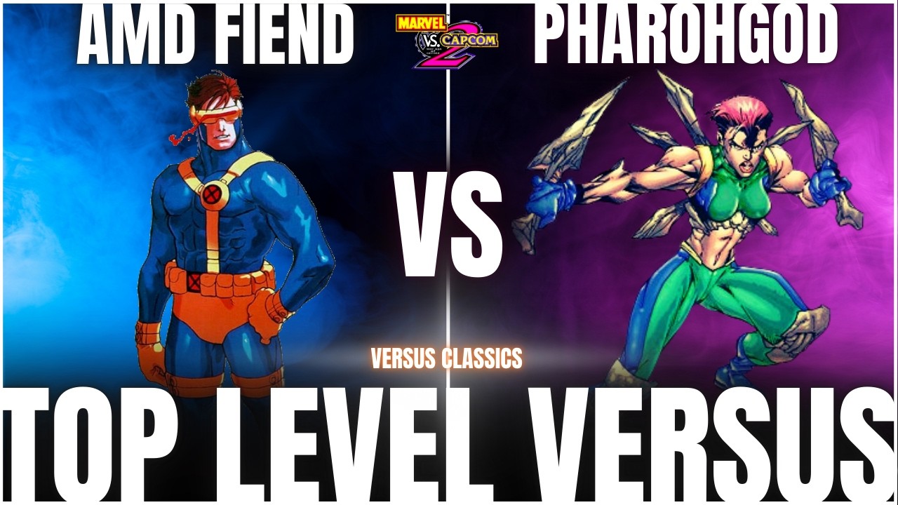 Marvel Vs Capcom 2 - AMD_FIEND Vs PHAROHGOD - Fightcade Set 🔥🔥