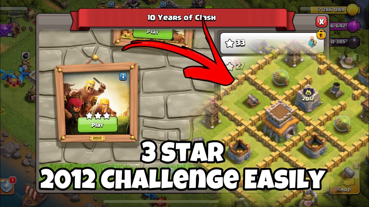 EASILY 3 Star 2012 Challenge | Clash of Clans