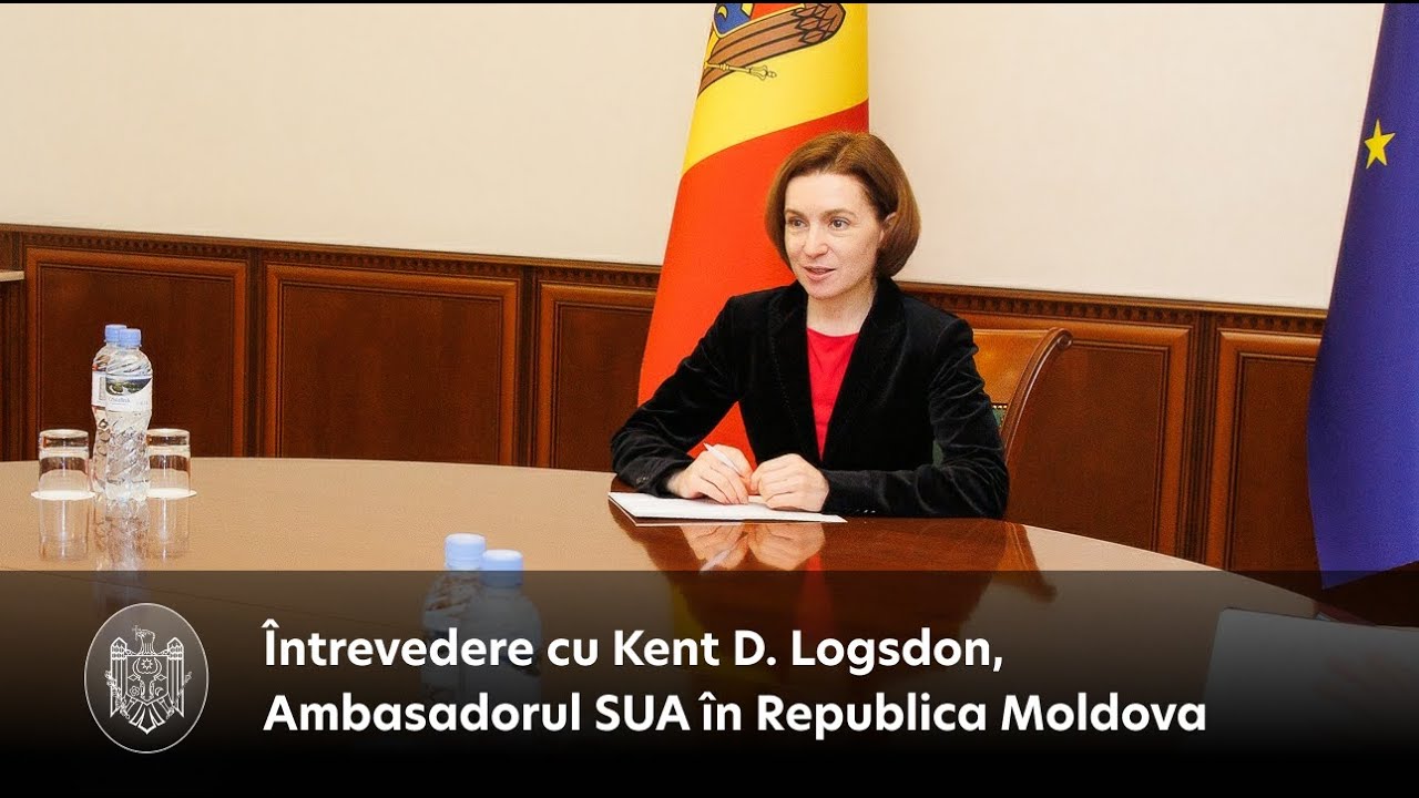 Întrevedere cu Kent D. Logsdon, Ambasadorul SUA în Republica Moldova