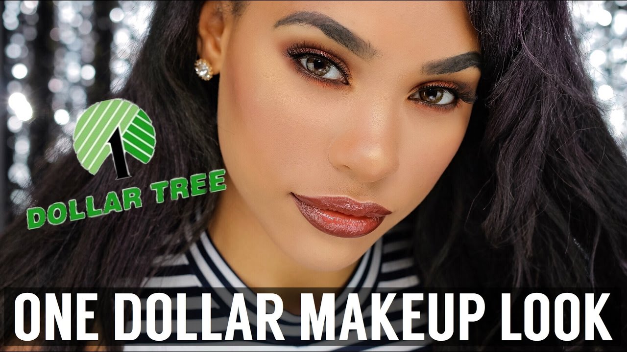 ONE DOLLAR MAKEUP SLAY | DOLLAR TREE MAKEUP CHALLENGE