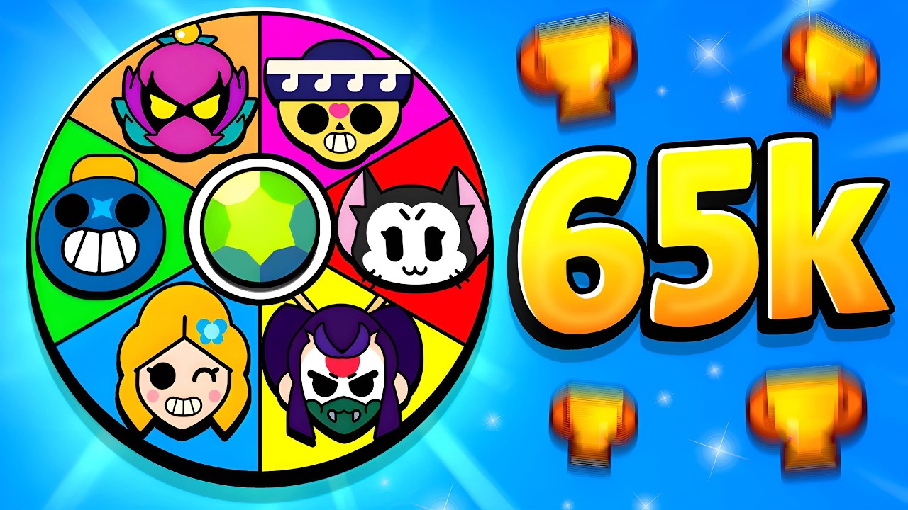 RASTGELE KARAKTERLERLE 65.000 KUPA OLUYORUM! 😱 | Brawl Stars