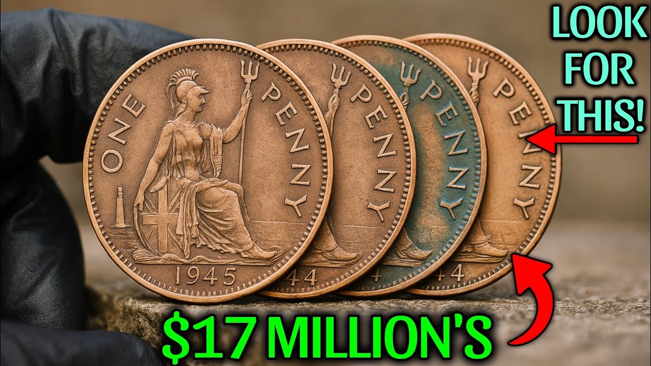 Top 8 Most Valuable UK One Penny Coins Rare British Pennies Worth Big Money in Today Auction Market!