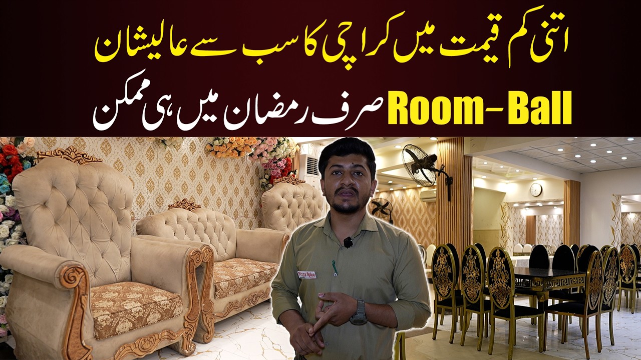 Karachi’s Most Luxurious Ball-Room at an Unbelievable Ramadan Price