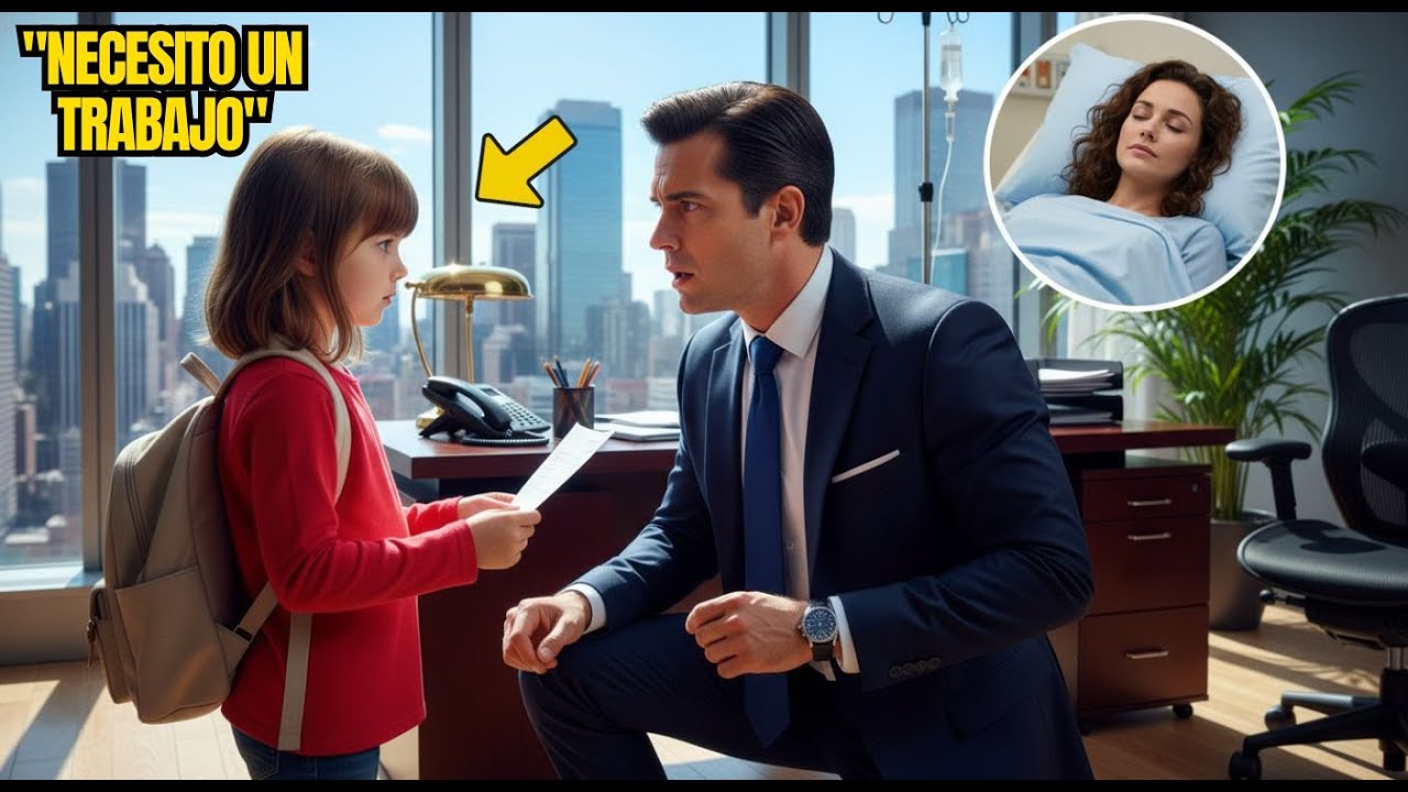 Una NIÑA SORPRENDE a un CEO MILLONARIO con una PETICIÓN INSÓLITA por su madre ENFERMA