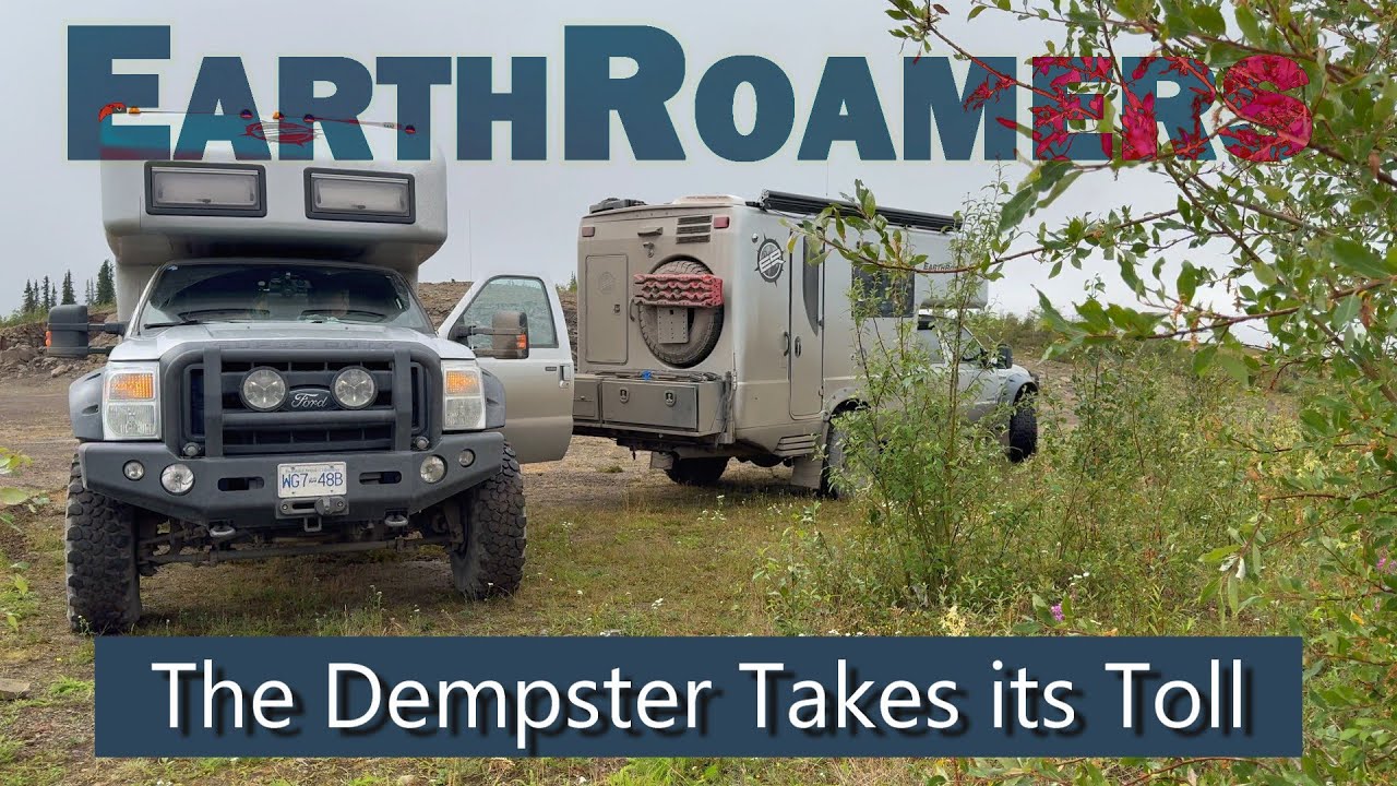 The Dempster Hwy takes its toll on our EarthRoamers and Others