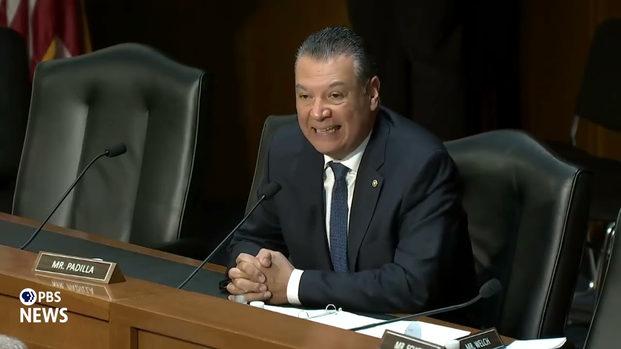 WATCH: Sen. Padilla questions Attorney General Pam Bondi on Justice Department in Trump's 2nd term