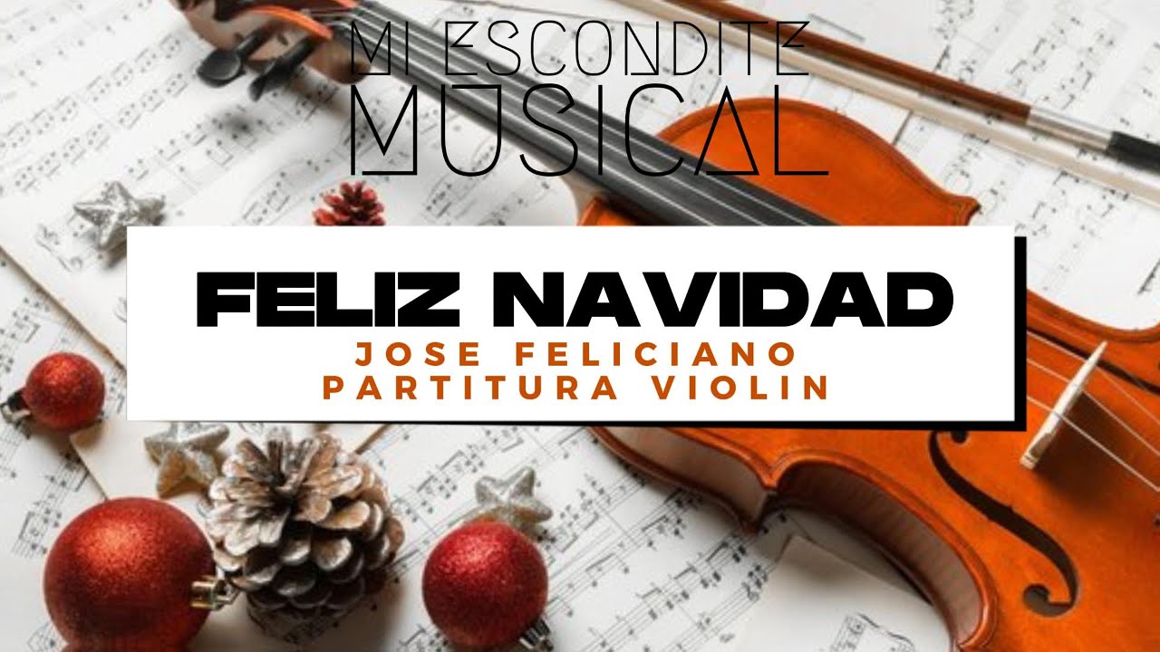 FELIZ NAVIDAD | JOSE FELICIANO|  PARTITURA VIOLIN #violintutorial #miesconditemusical #feliznavidad