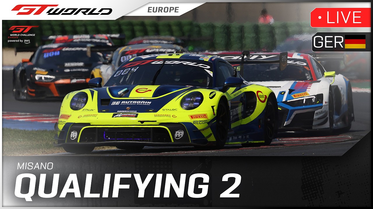 LIVE | Qualifying 2 | Misano | GT World Challenge powered by AWS 2026 (Deutsch)