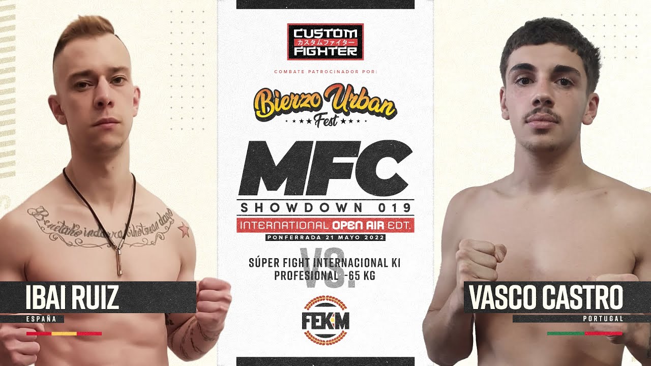 Vasco Castro VS Ibai Ruiz | K1 Profesional -65KG | MFC019 〽️