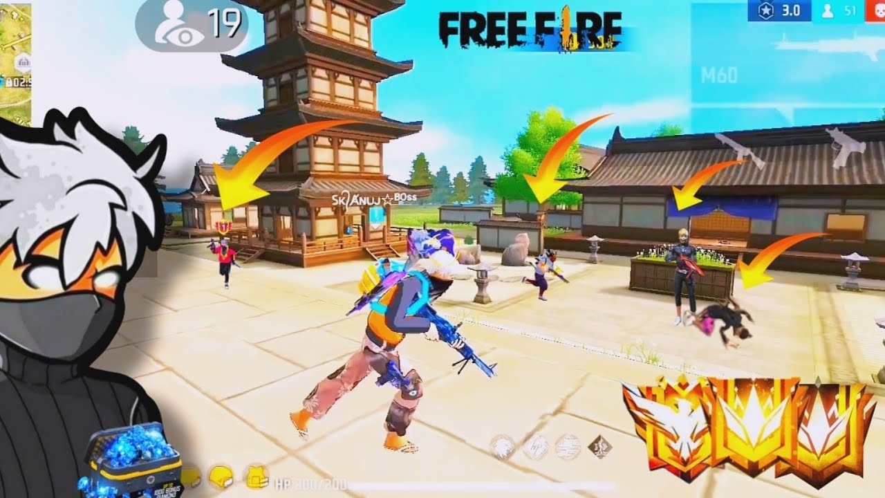 FREE FIRE SOLO vs SQUAD 💪 UMP+M60 10 Kills gameplay -Garena free fire 🔥🔥#freefire #1000subscriber 🔥