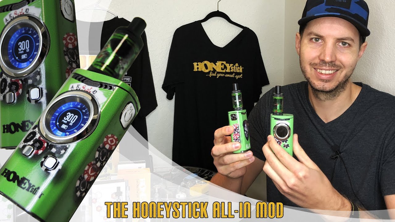 All In Speed MOD. Speed MOD Battery & Highbrid Wax Vape Tank known as the HoneyStick All In kit