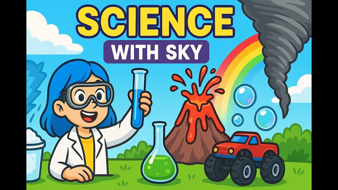 🌈🔥The ULTIMATE Kids Science Video! Science With Sky Compilation🔥🌈