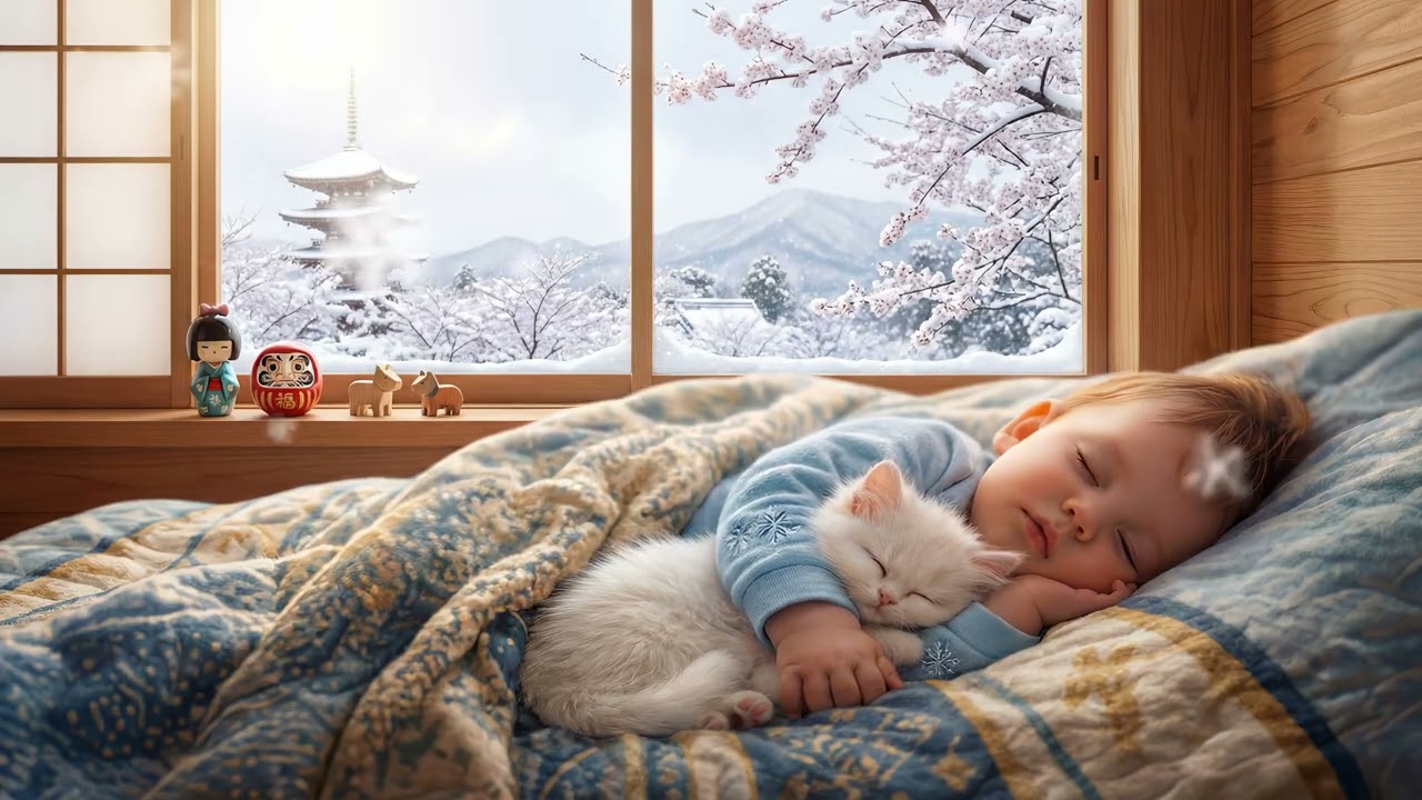 Baby Sleep Music: Mozart & Brahms Lullaby + Soft Bedtime Piano (Deep Sleep) 🌙