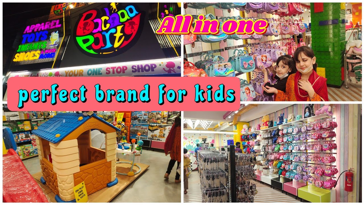 Bacha party link road || ideal place for kids shopping 🛒🛍️