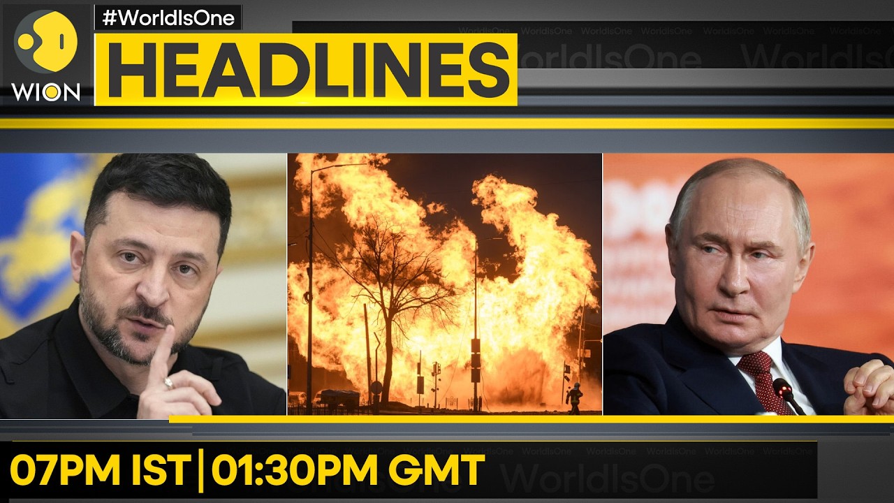 Russian Drones Hit Ukrainian Fuel Storage | Two Killed in Pakistan Bombing | WION Headlines