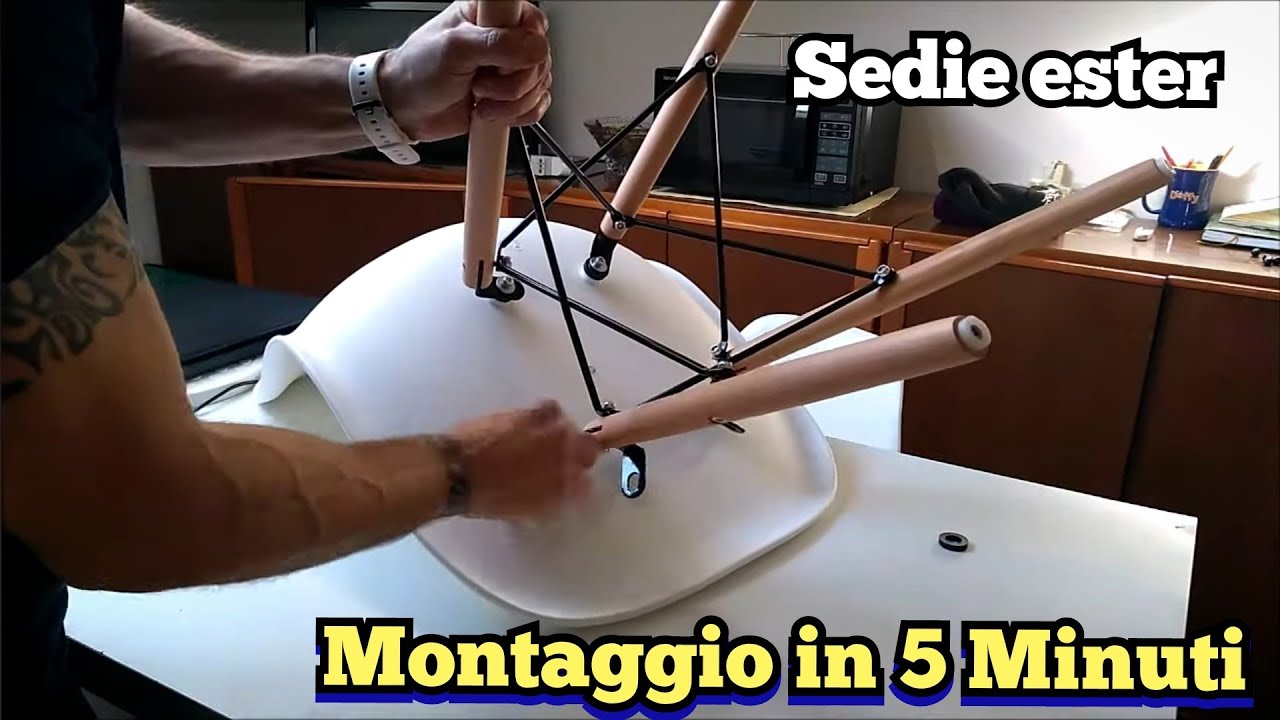 ASSEMBLAGGIO SEDIE ESTER STILE NORDICO | BRIGROS | HOMEMADE | MONTAGGIO PASSO PASSO | CHAIR ASSEMBLY
