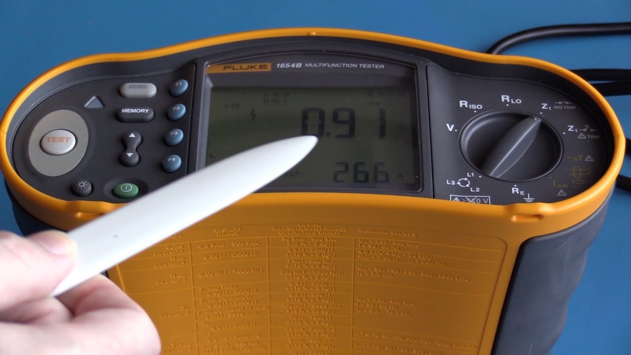 BSL016 Fluke 1654B Multifunction Installation Tester