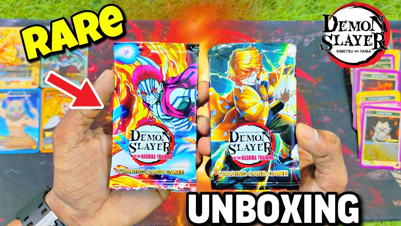 MYSTERY Demon slayer cards UNBOXING - pocket toon